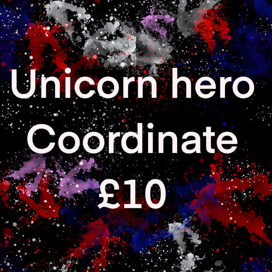 Unicorn hero coordinate