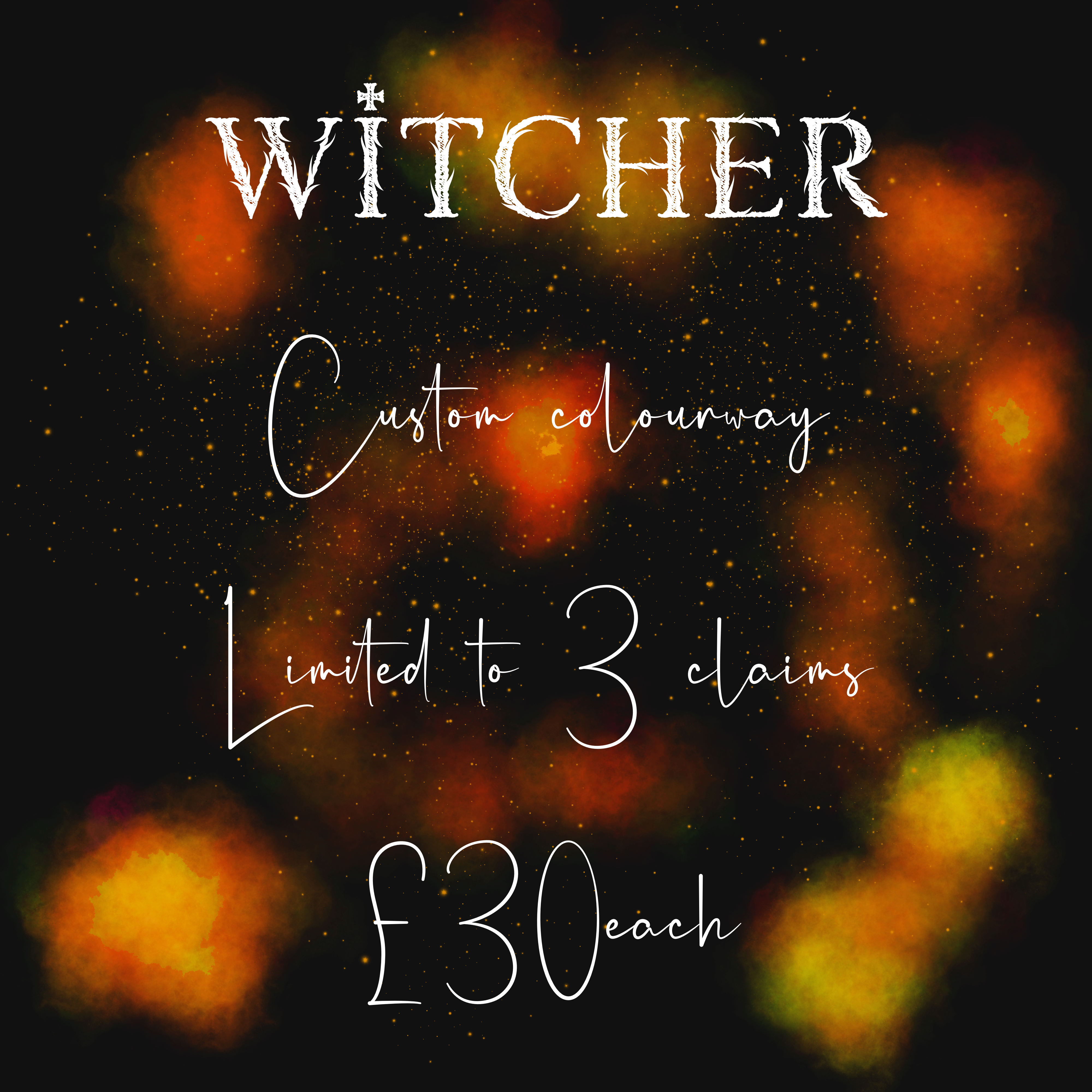 Witcher custom colourway – Inspired.Designs.illustrations