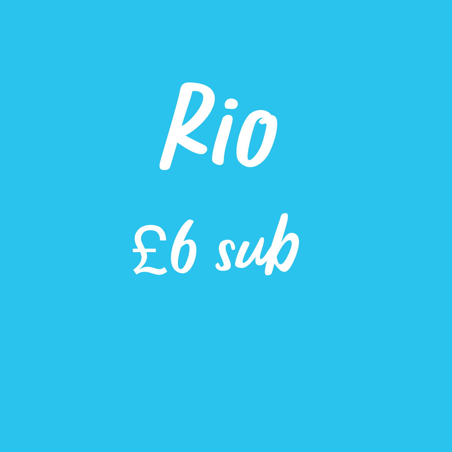 Rio sub