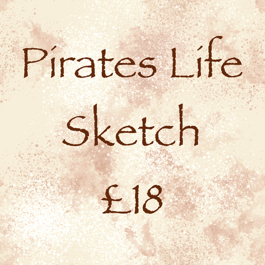 Pirates Life Sketch Brown