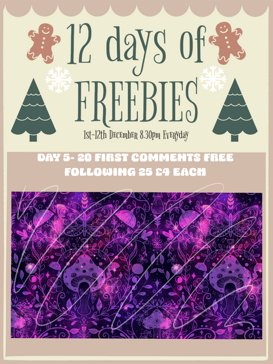 5/12 DAYS OF FREEBIES- Mushroom Lace