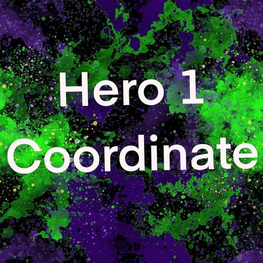 Hero 1 coordinate