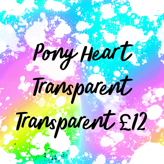 Pony Heart Transparent