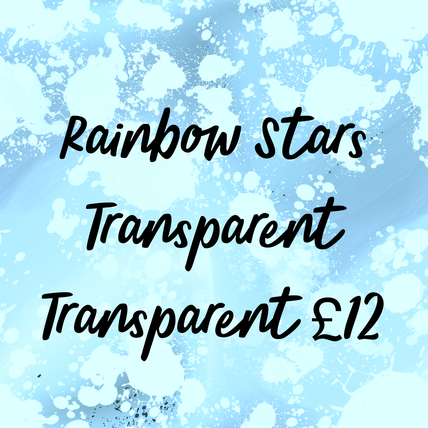 Rainbow Stars Transparent