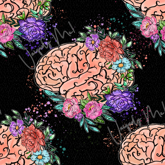 Uniquely Me Floral - Black