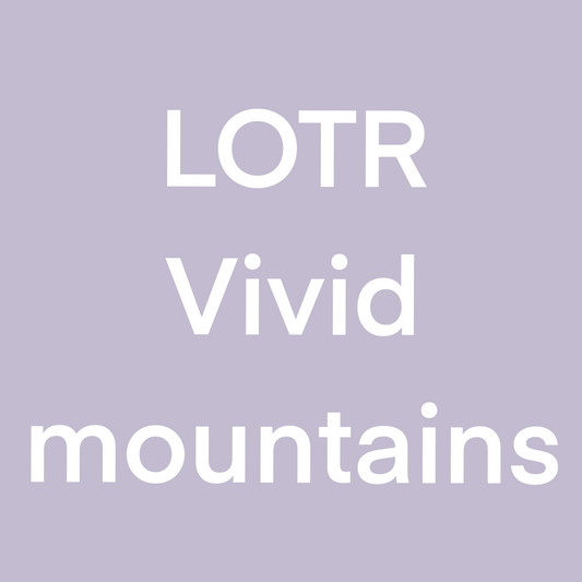 VIP- LOTR Vivid mountains