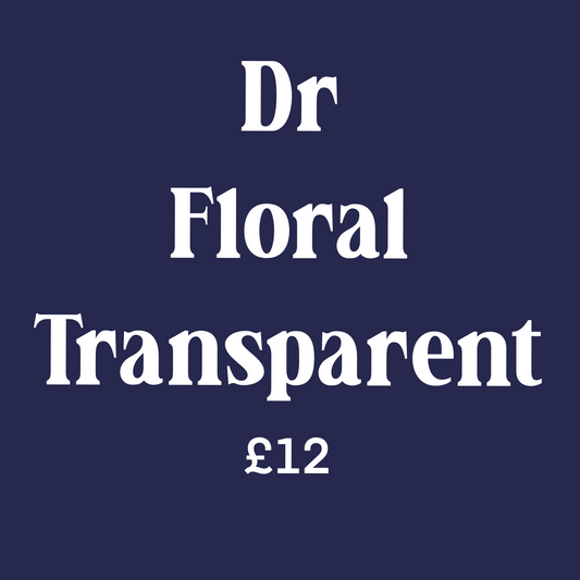Dr floral transparent