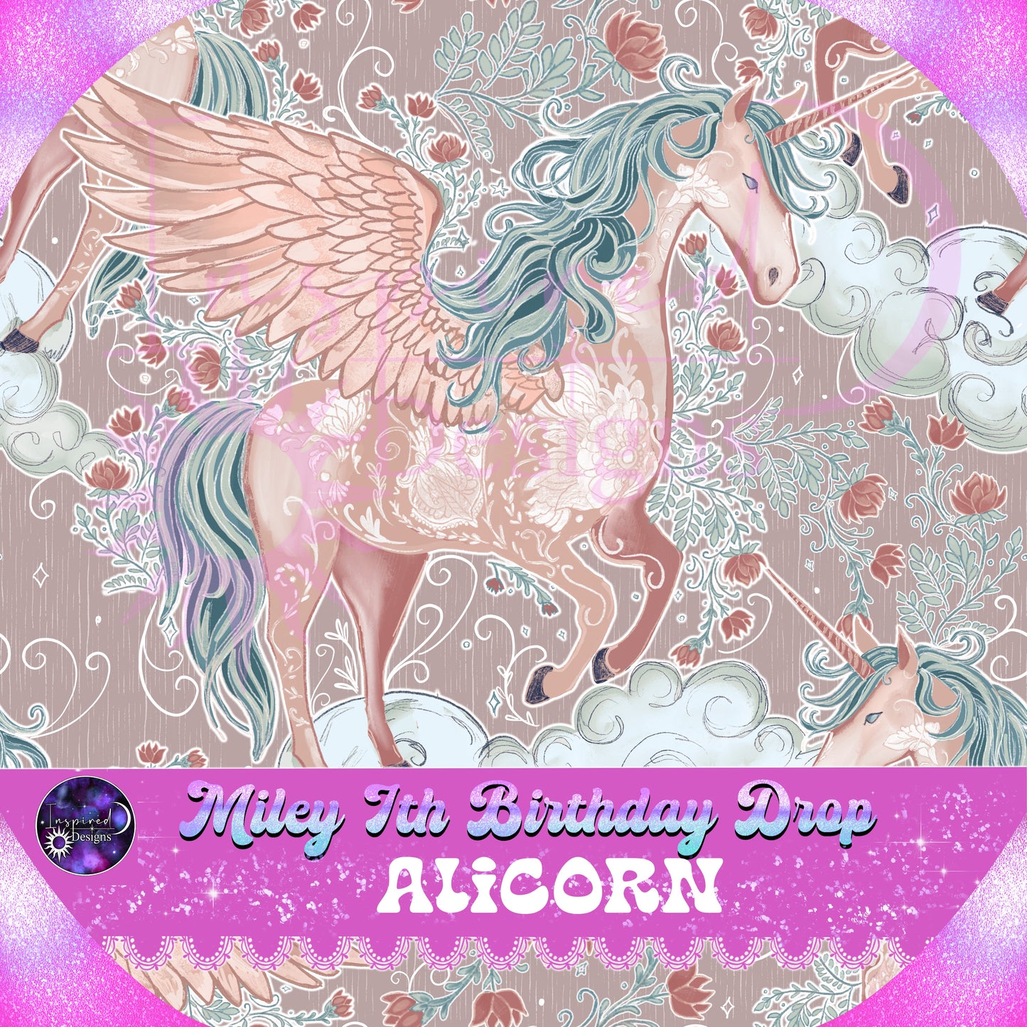 Miley's 7th Birthday - Alicorn