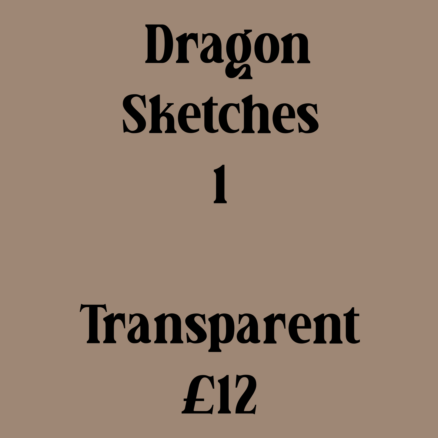 Dragon Sketches Transparent 1