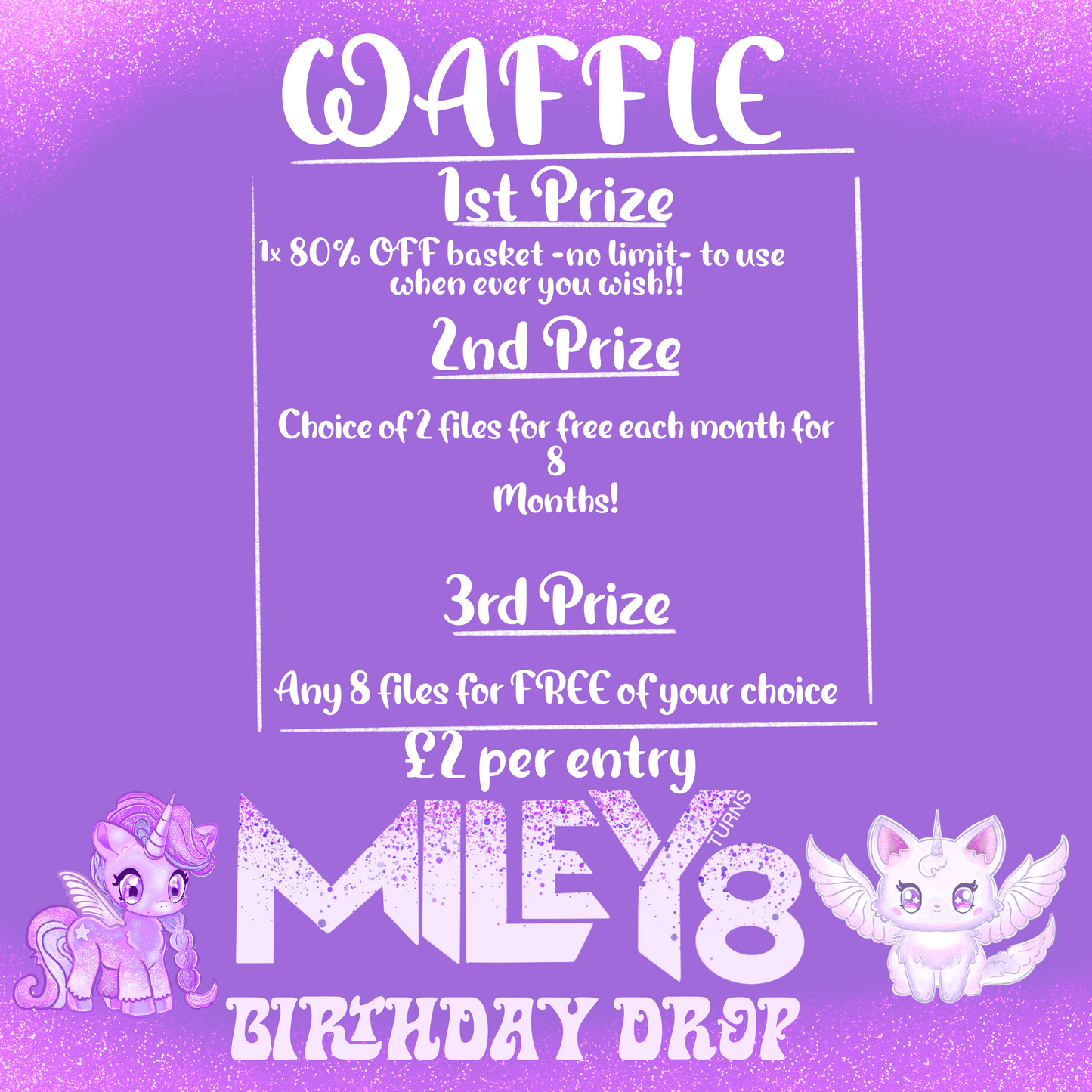 Miley turns 8 Drop