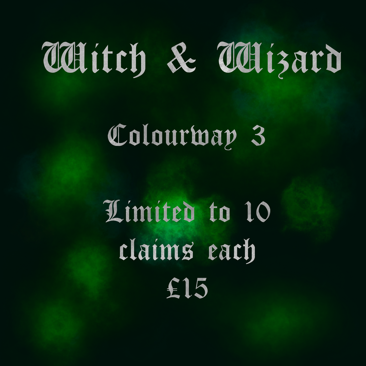 Witch & Wizard colourway 3
