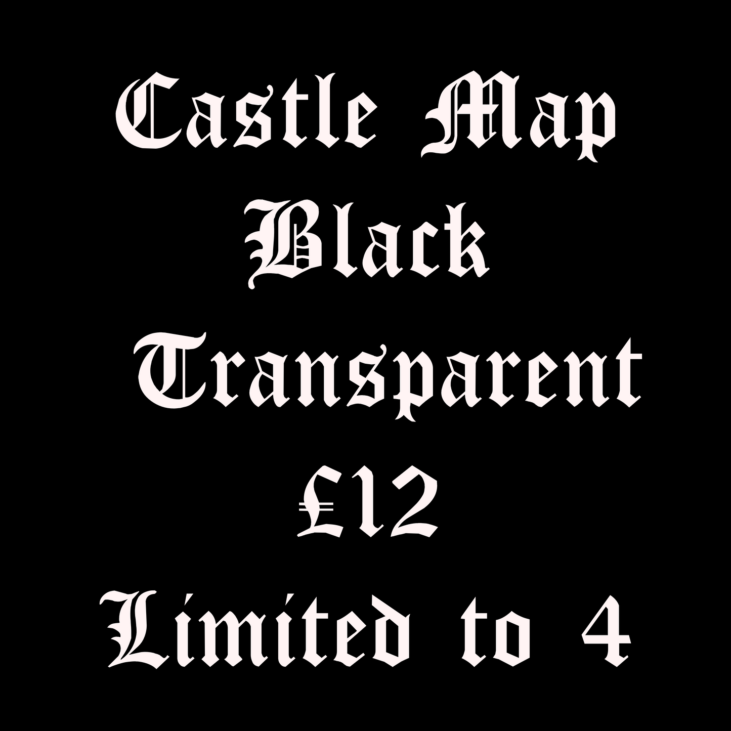 Castle map transparent black