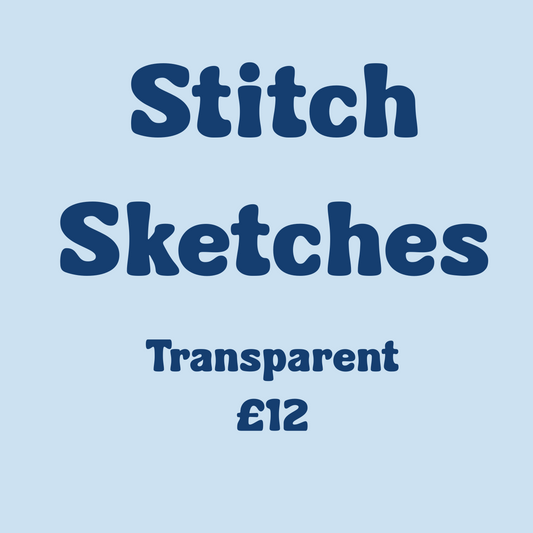 Stitch sketches transparent