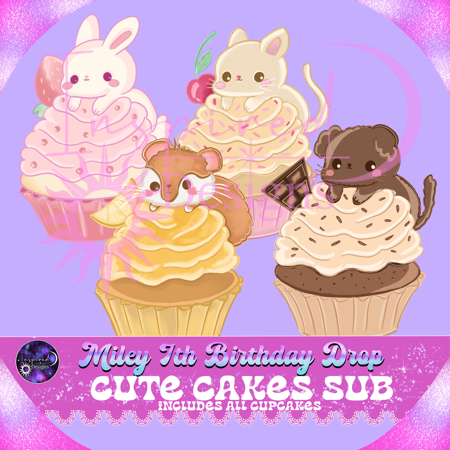 Miley's 7th Birthday - Cute Cakes