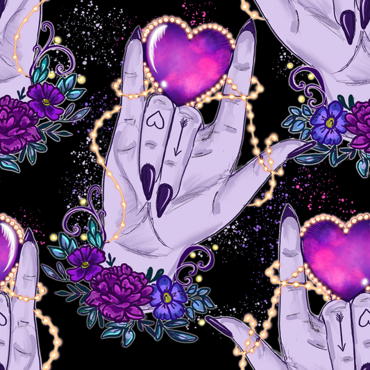 ASL love - Purple