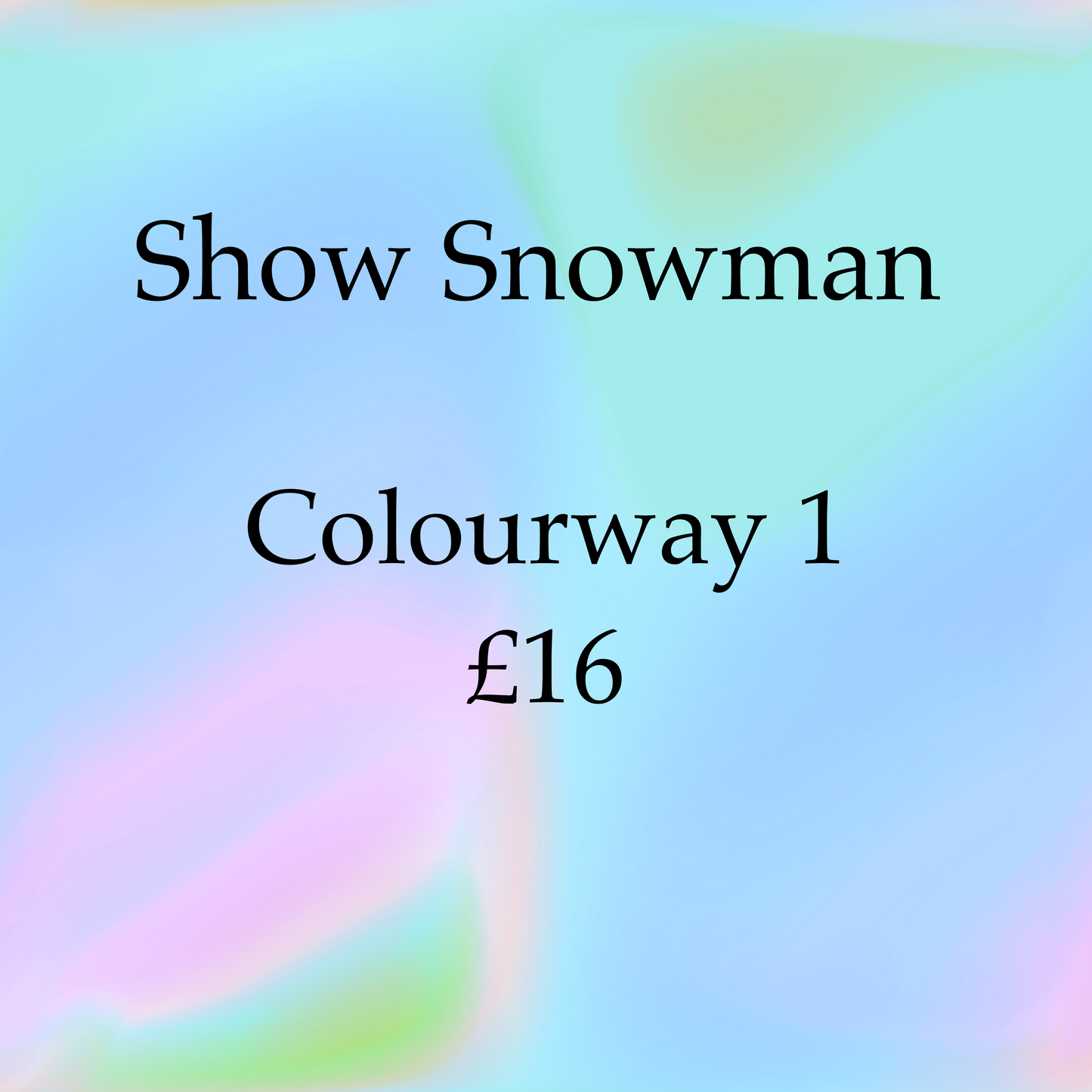 Show snowman 1