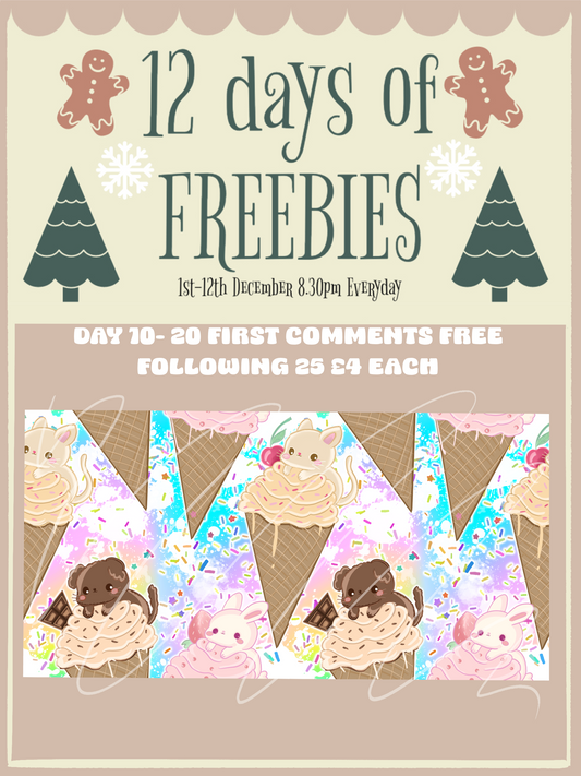 9/12 Days of freebies - KAWAII Ice cream
