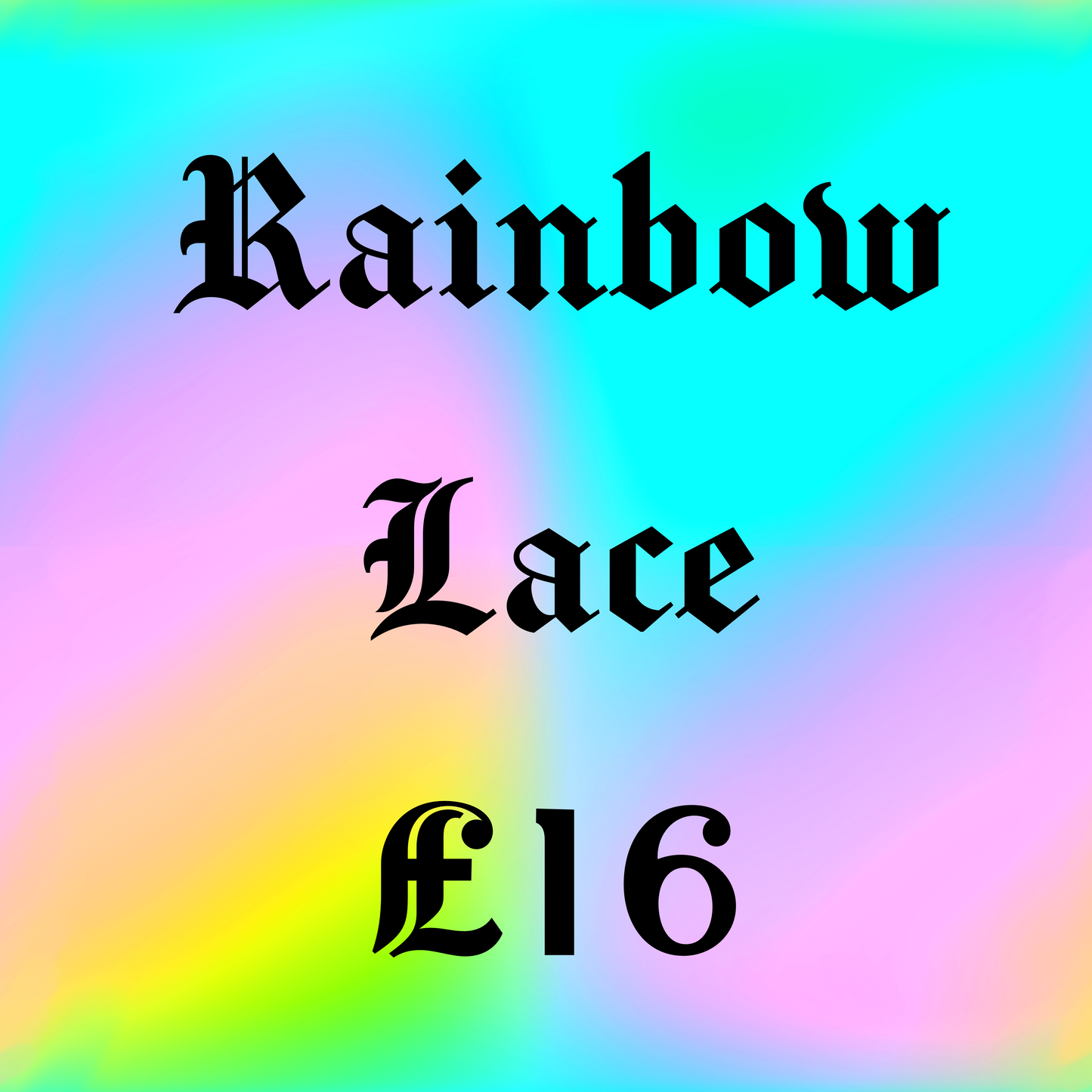 Rainbow lace