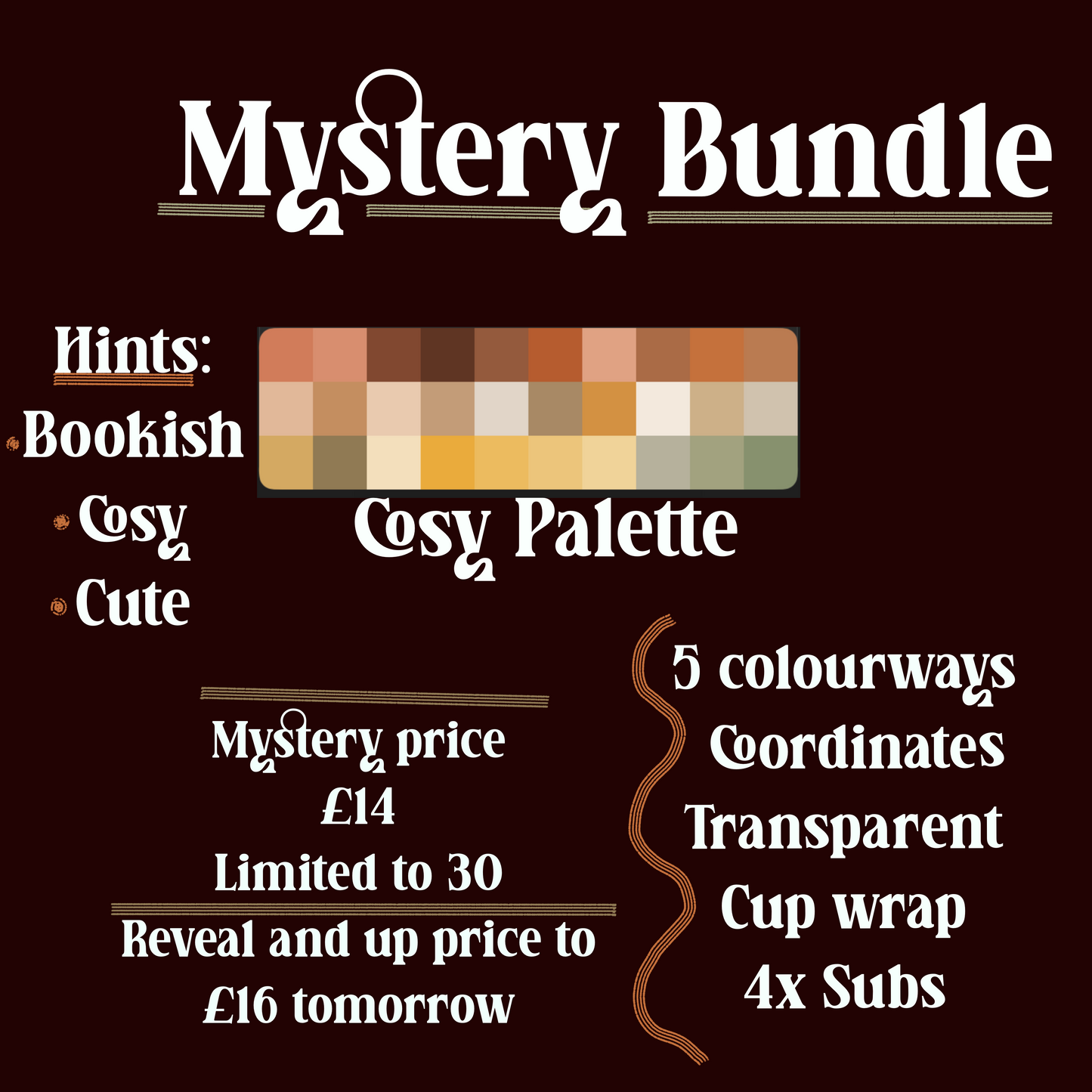 Mystery Bundle- Cosy