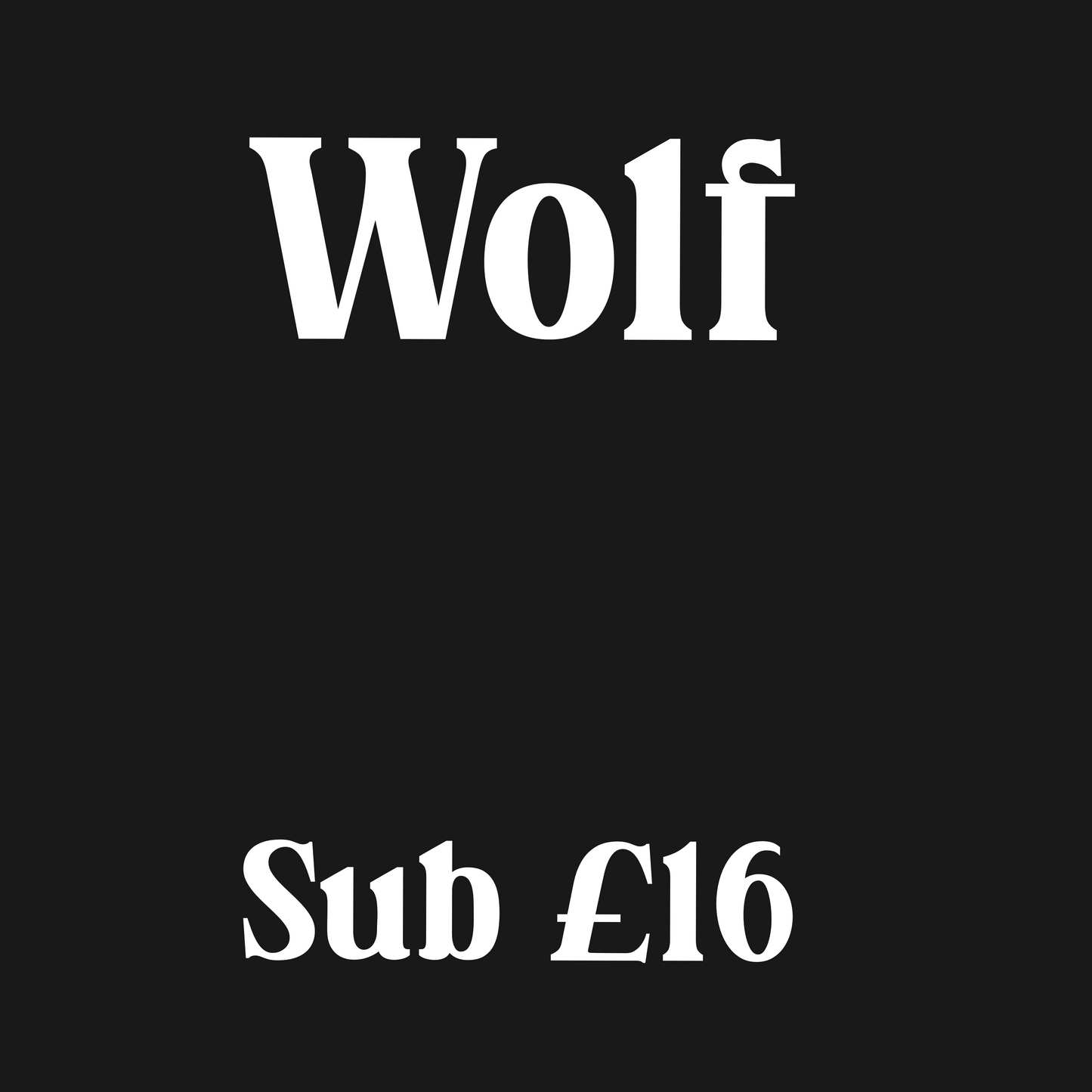 Wolf sub