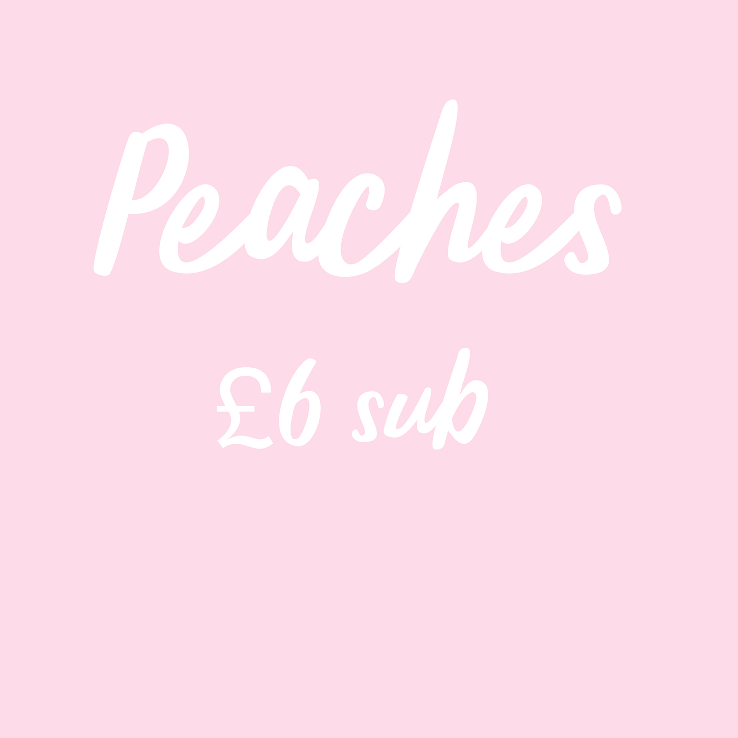 Peaches sub