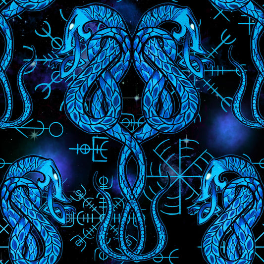 Viking snake blue