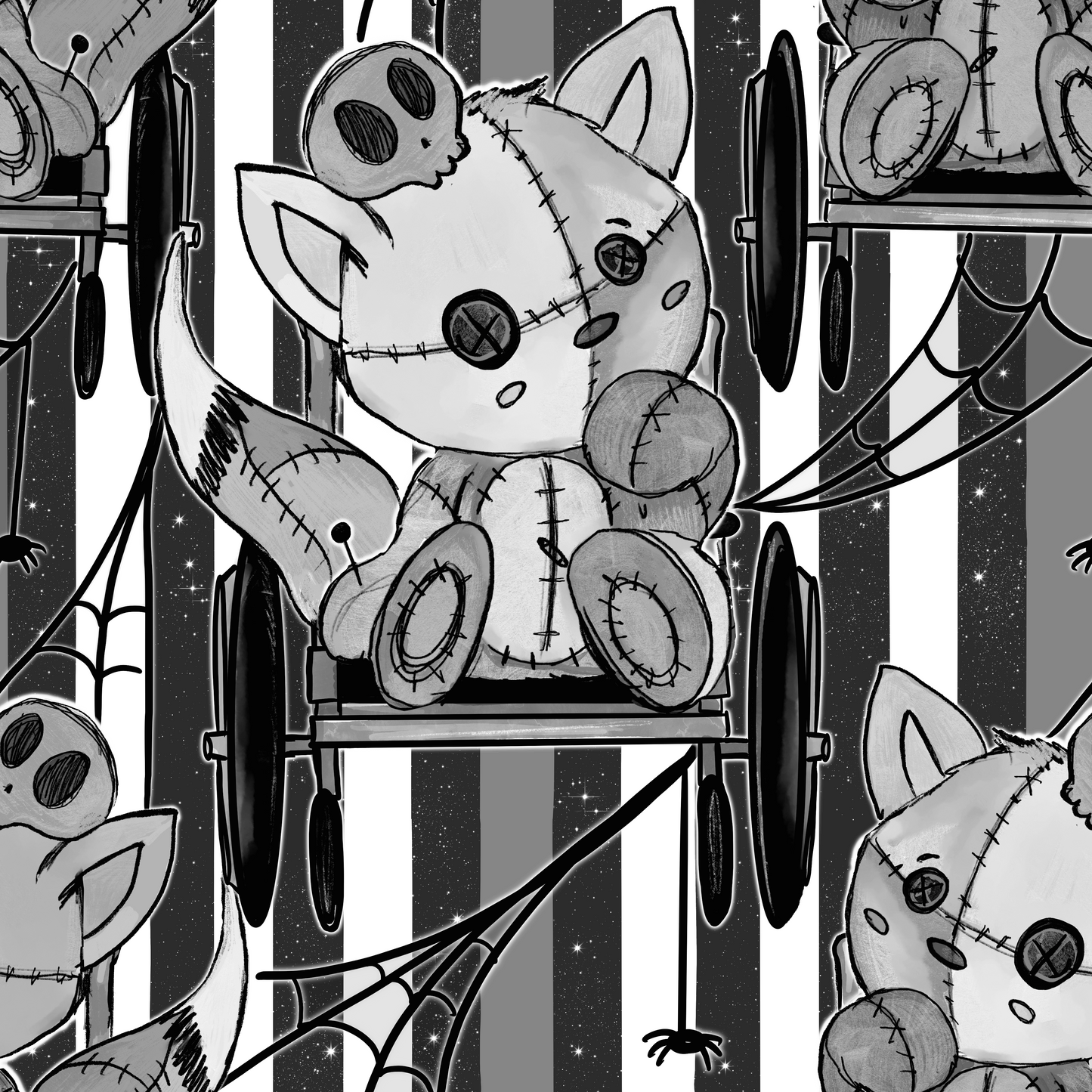 Wheels Fox Voodoo- B&W