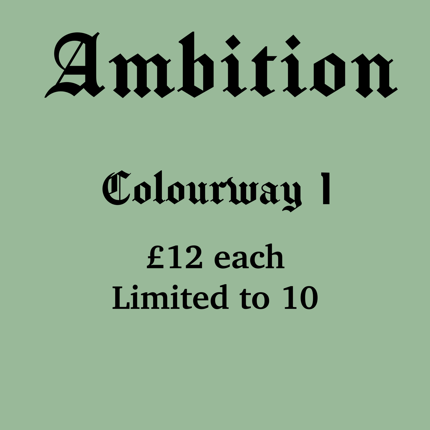 Ambition Colourway 1