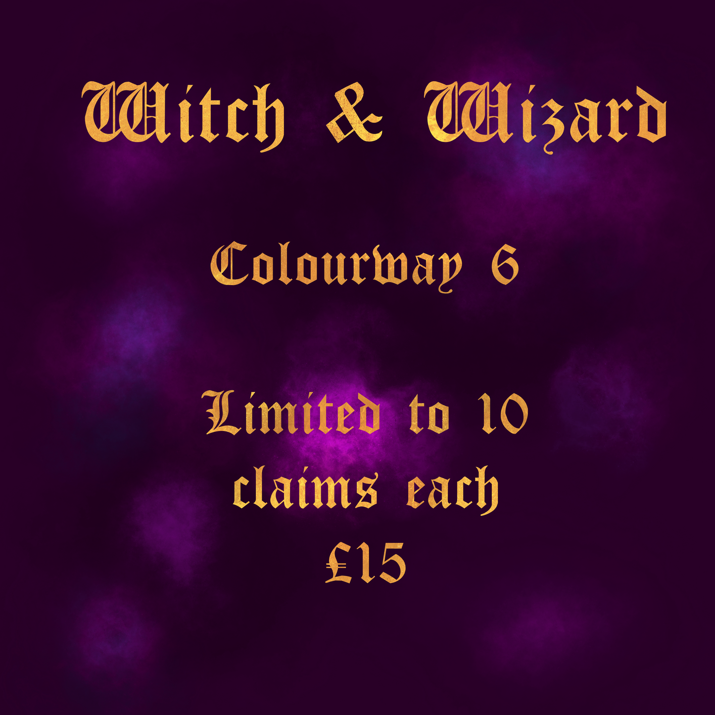 Witch & Wizard colourway 6