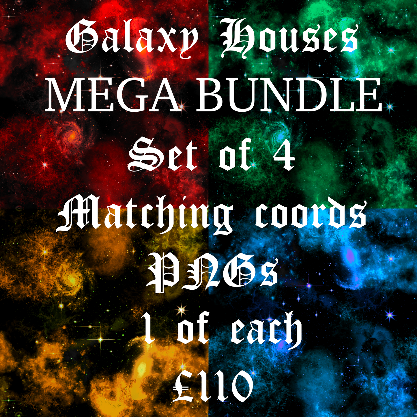 Galaxy Houses MEGA BUNDLE