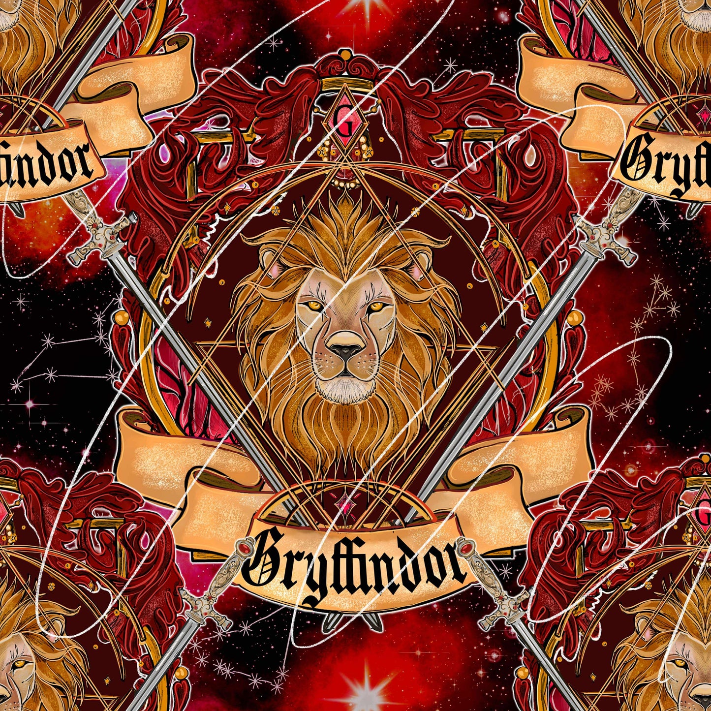 Gryffindor Pride - seamless