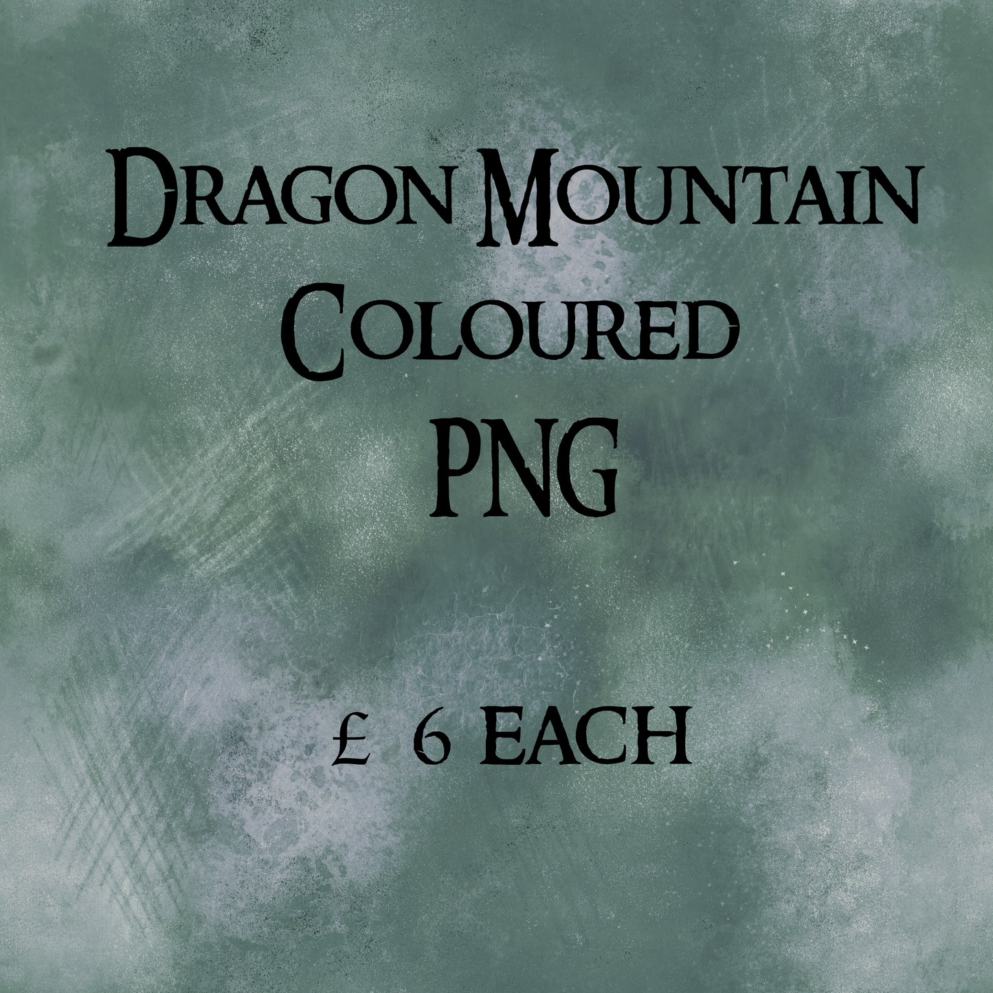 Dragon Mountain Colour PNG/SUB
