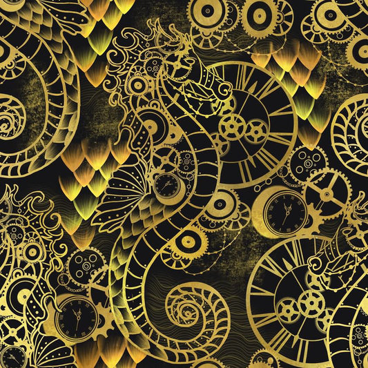 Steampunk Seahorse 2