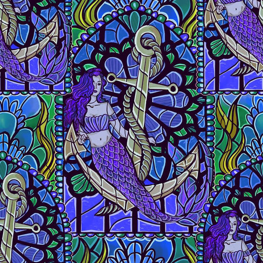 Stainglass Mermaid