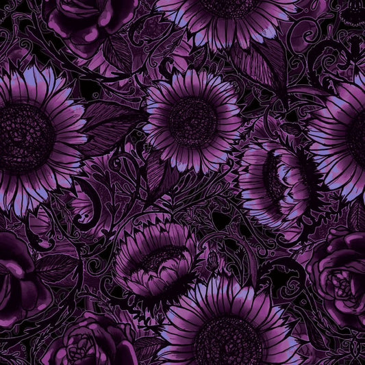 Purple florals