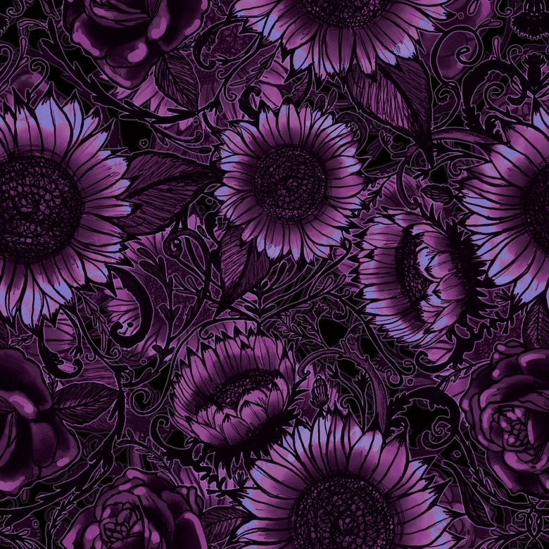 Purple florals