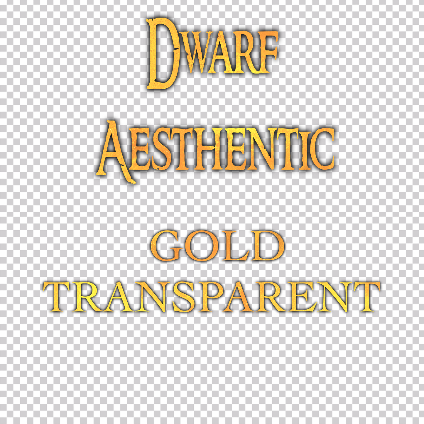 Dwarf Gold Transparent