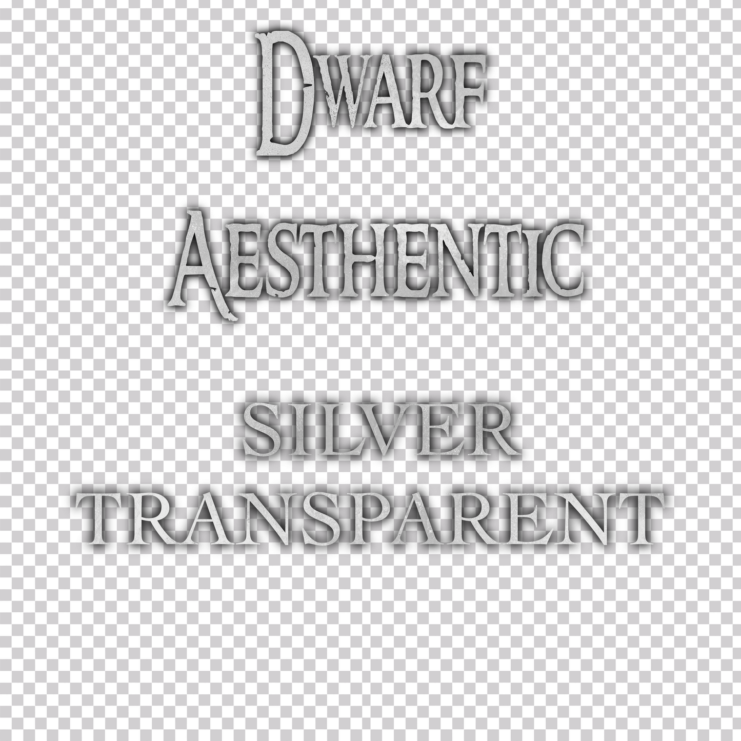 Dwarf Silver Transparent