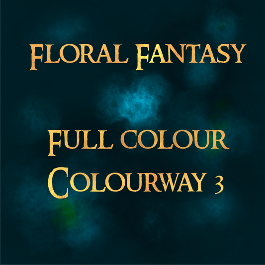 Floral Fantasy Full Colour Colourway 3