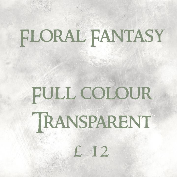 Floral Full Colour Transparent