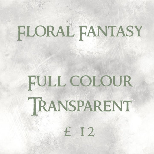 Floral Full Colour Transparent