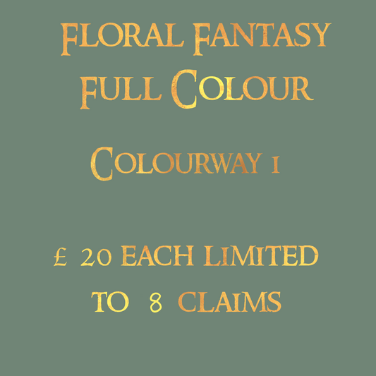 Floral Fantasy Full Colour Colourway 1
