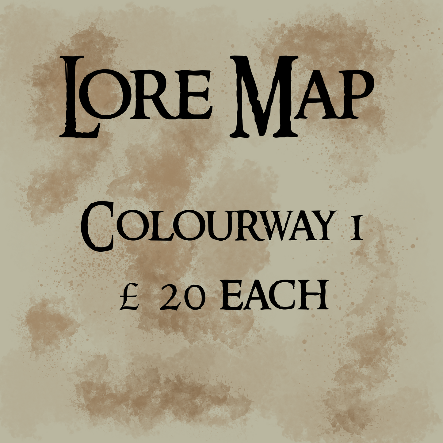 Lore Map Colourway 1
