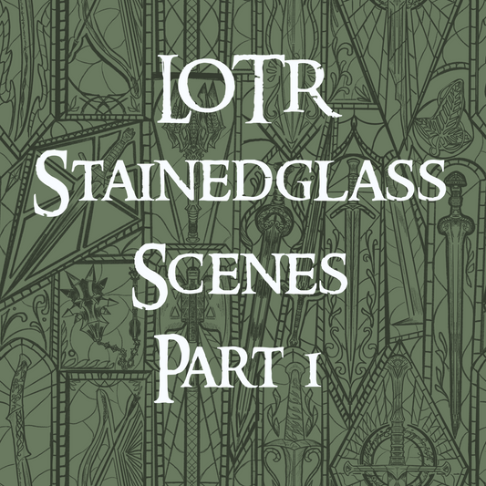 Stainedglass Scenes - LOTR PT 1