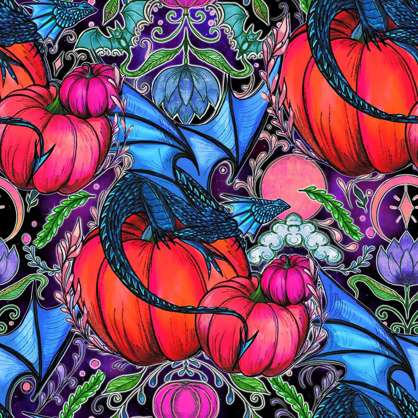 Fall Dragon – Inspired.Designs.illustrations