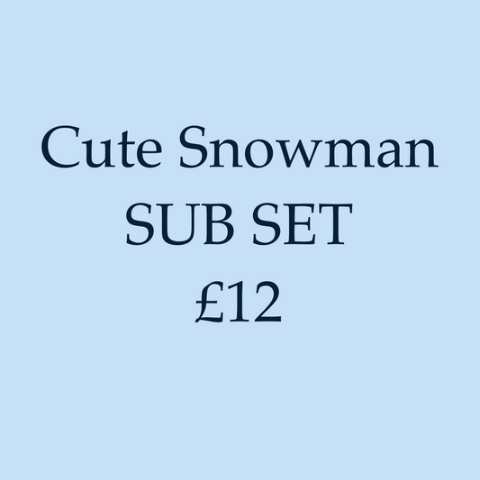 Cute snowman subs