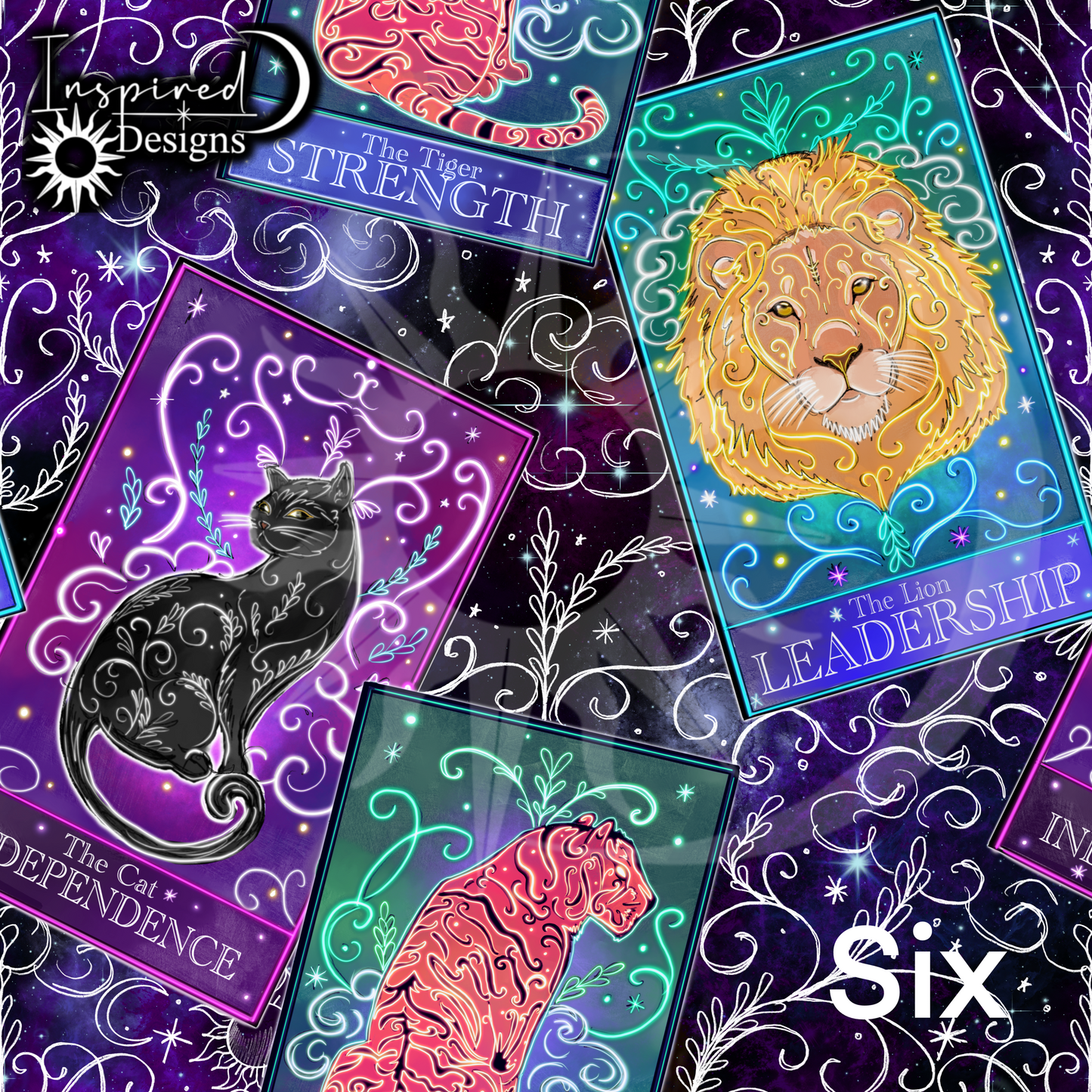 Coloured Oracle Cards