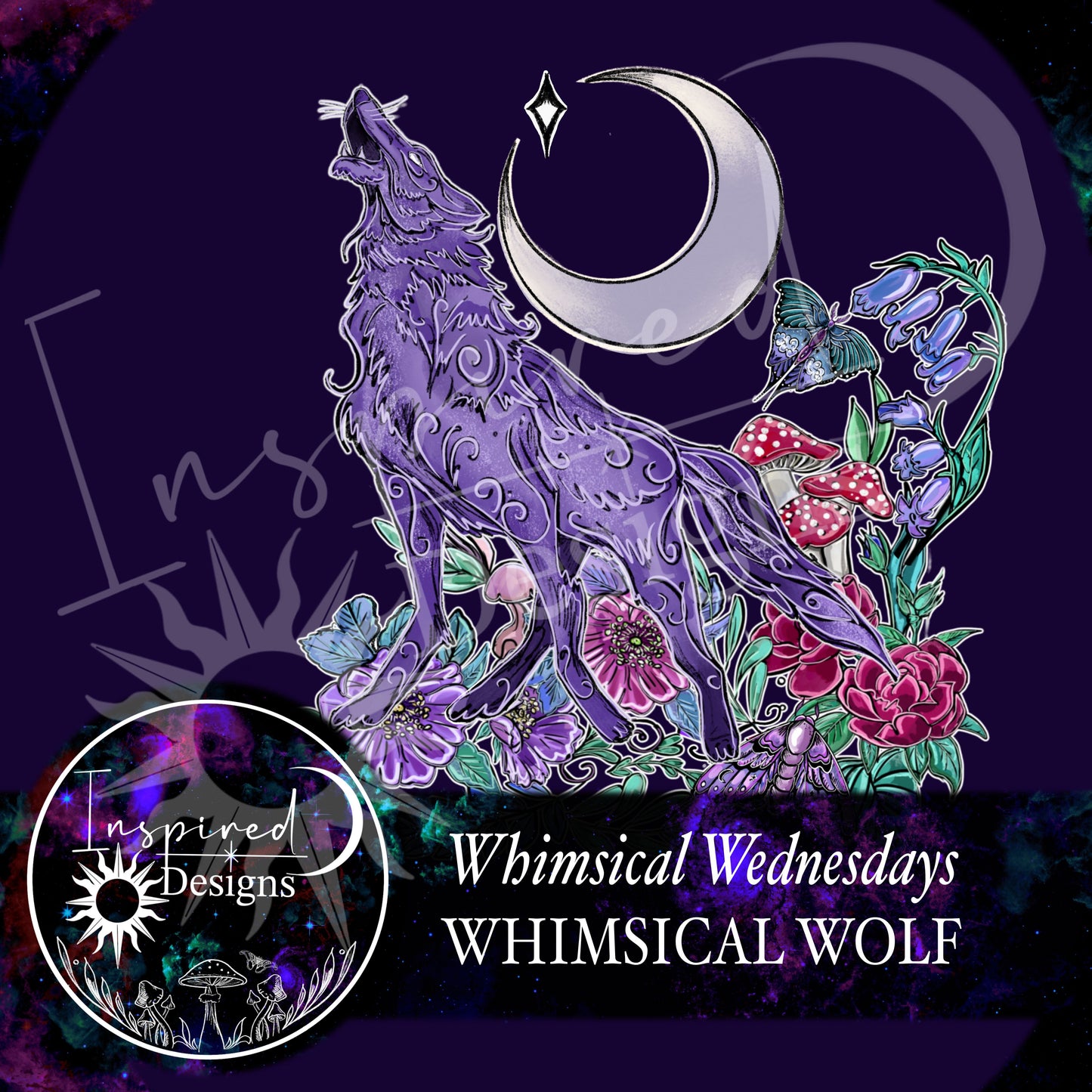 Whimsical Wednesday - Whimsical Wolf