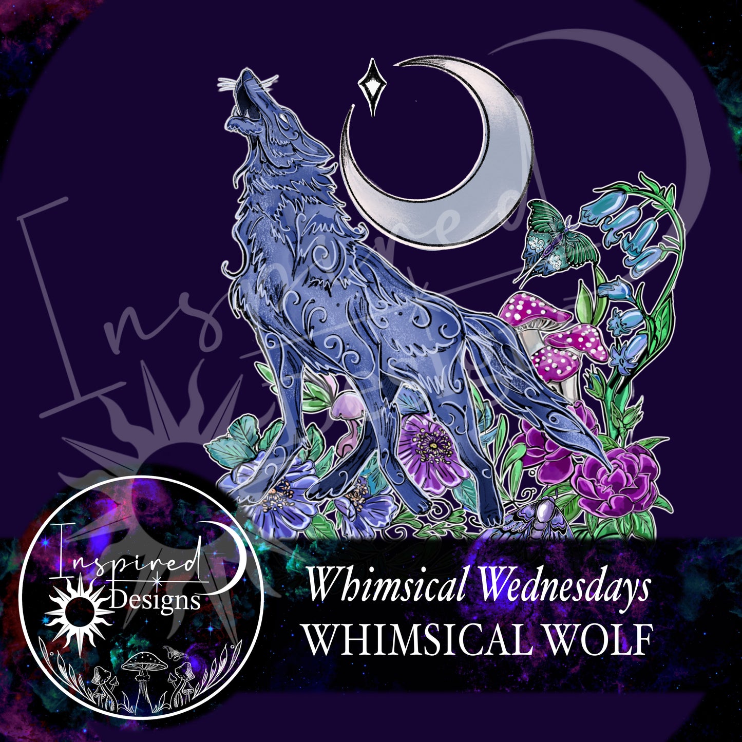 Whimsical Wednesday - Whimsical Wolf