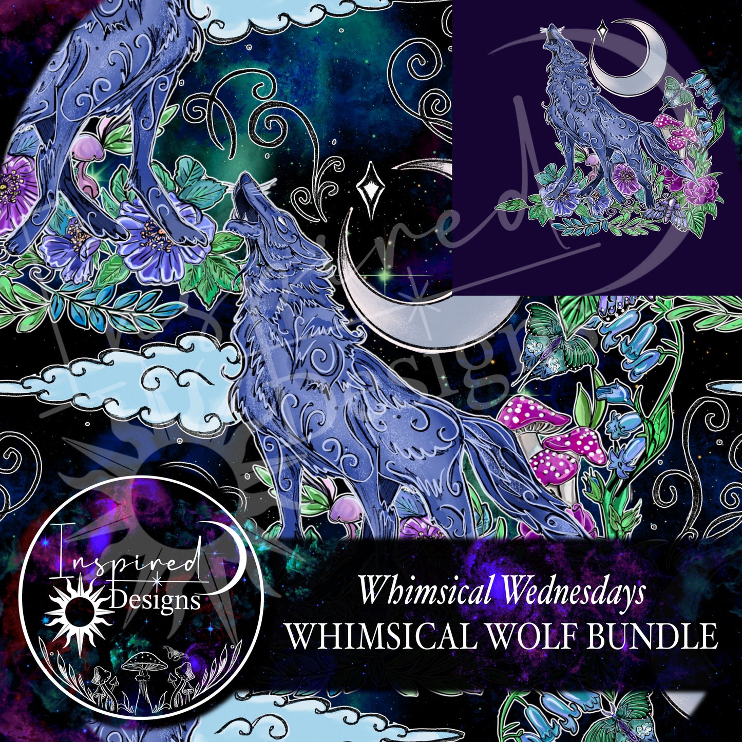 Whimsical Wednesday - Whimsical Wolf